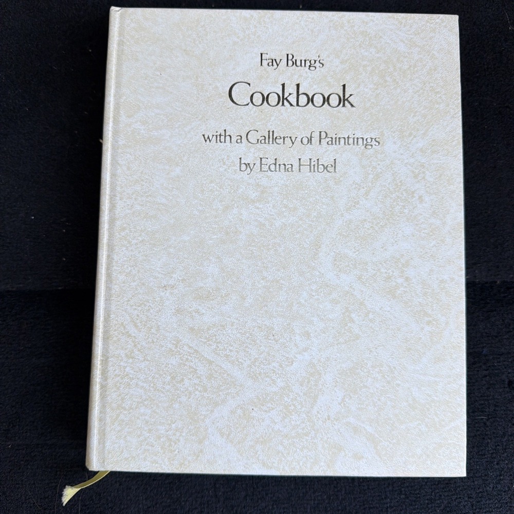 Edna Hibel Illustrator Lake Kezar Cookbook Maine Fay Burg 1st/1st Signed‎